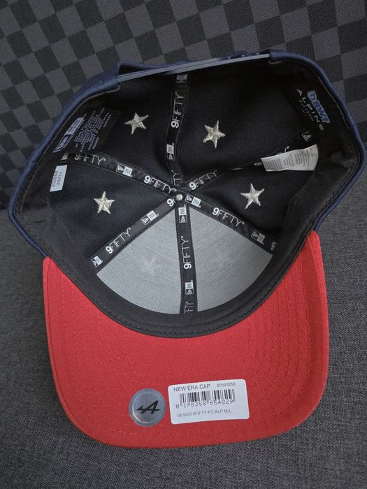 Alpine F1 Team Las Vegas 2024, czapka F1, Formuła 1, New Era, Gasly