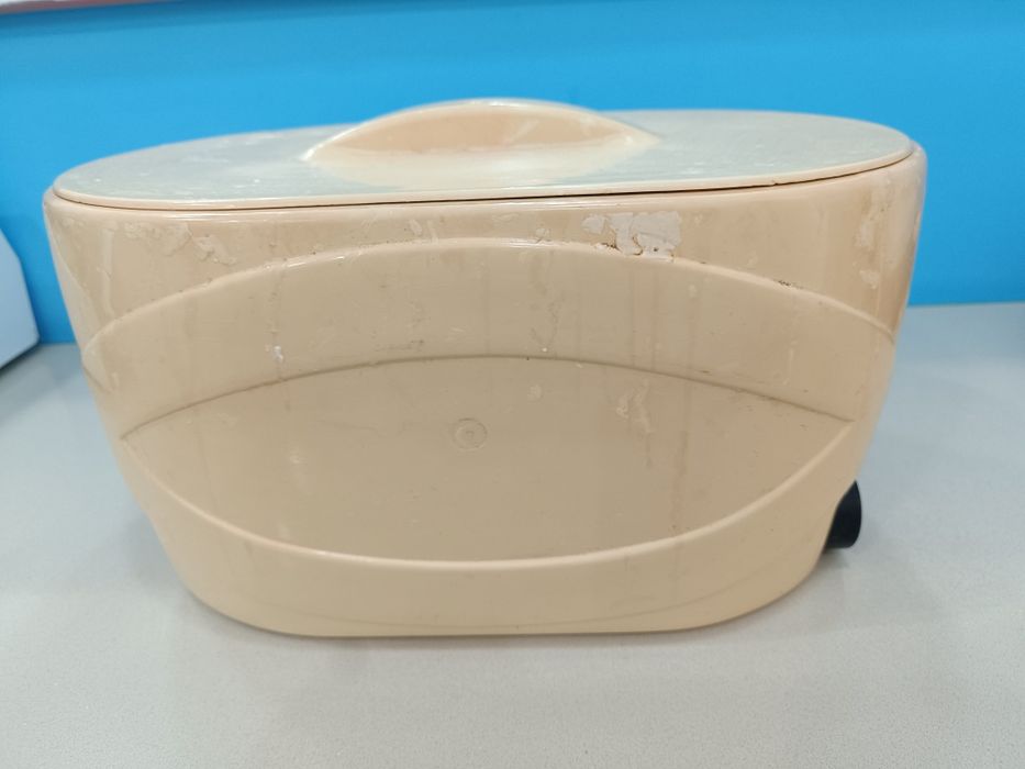 Panela de parafina de pêssego