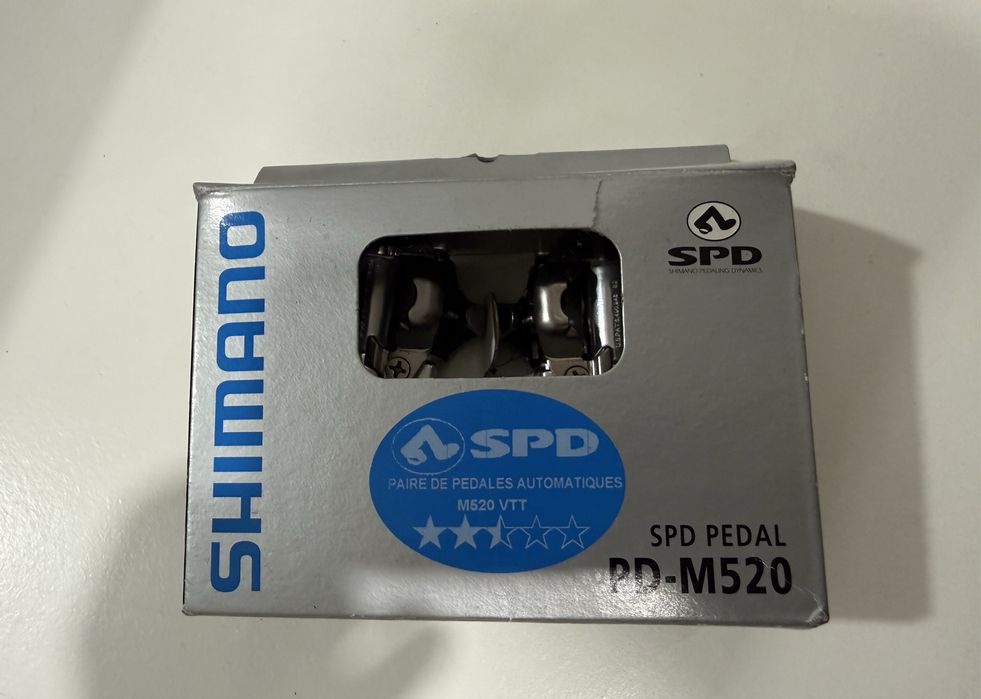 Pedais Shimano SPD PD-M520 novos