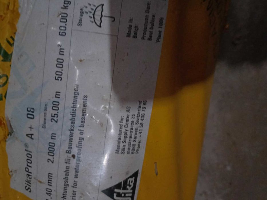 Sika-system hydroizolacyjny do konstrukcji żelbetowych SikaProof A-08