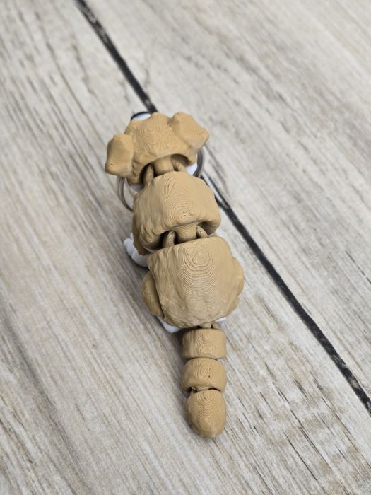 Figlarny Breloczek Pies - 3D - Brelok Druk3d fidget Keychain