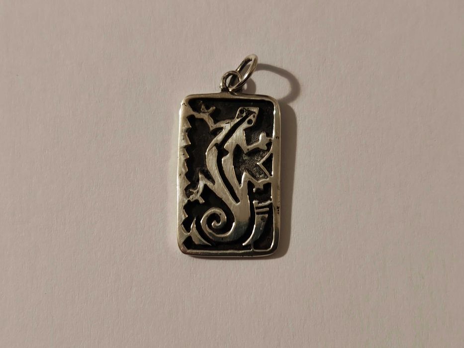 JASZCZURKA męska zawieszka / wisiorek srebro 925