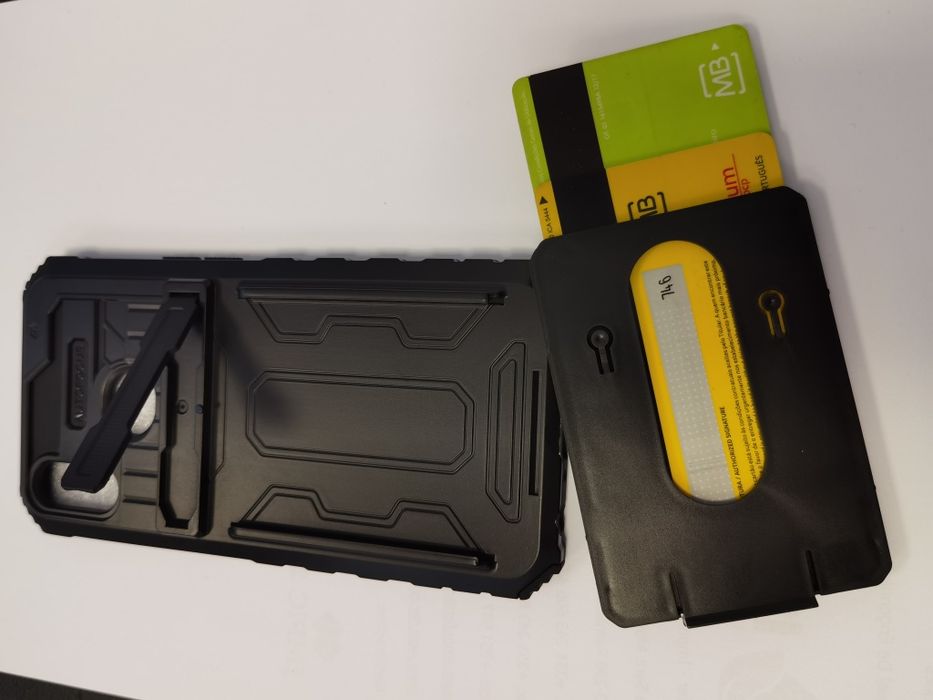 Capa nova para telemóvel Samsung A10S c/ suporte para cartões credito.
