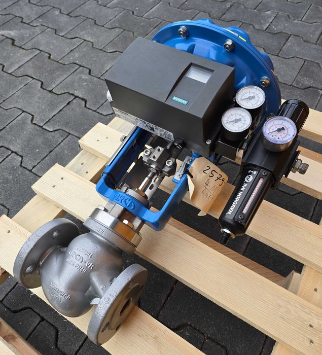 Zawór Regulacyjny DN25 Elektropneumatyczny Sterujący Pozycjoner