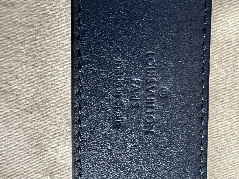 Ремінь Louis Vuitton  Damier Cobalt Blue