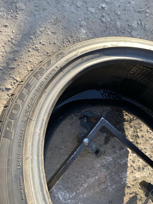 Шини 295/35 R18 пара Bridgestone 7,5мм літо