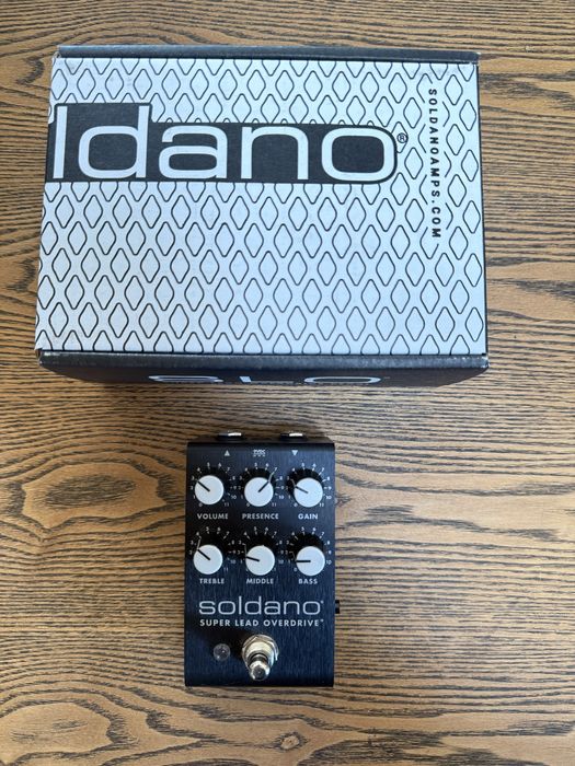 Soldano Super Lead Overdrive SLO pedal black limited