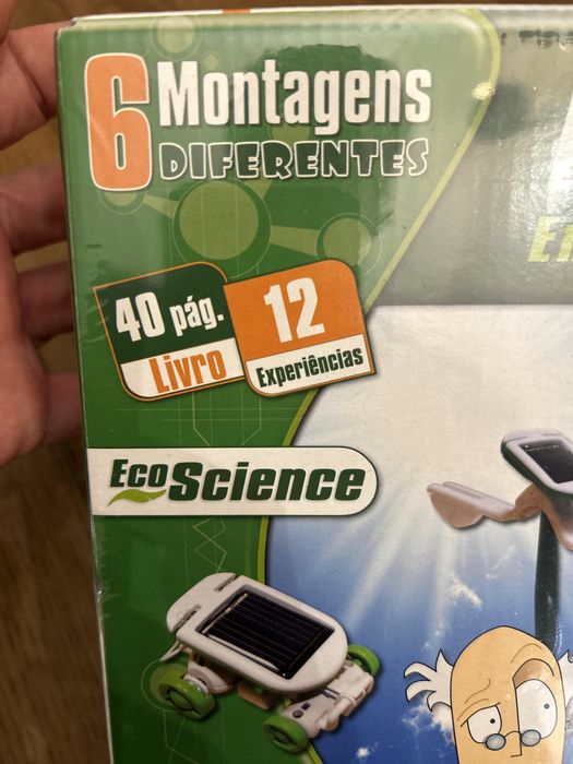 NOVO Kit solar 6 em 1 Science4you brinquedo jogo didático