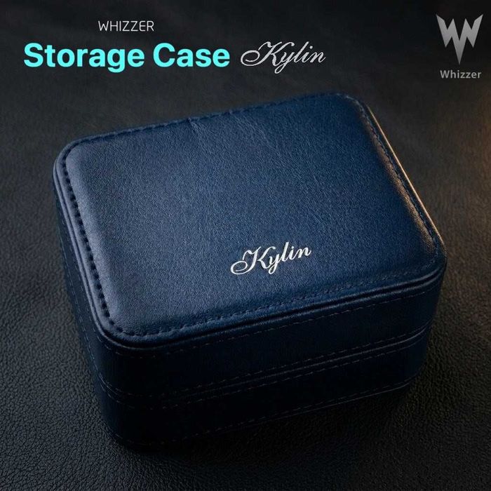 Etui Whizzer z serii Kylin Granatowe Magnetyczne Zamknięcie