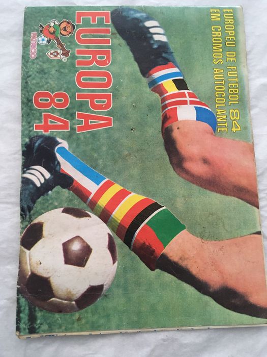 Caderneta cromos europa 84