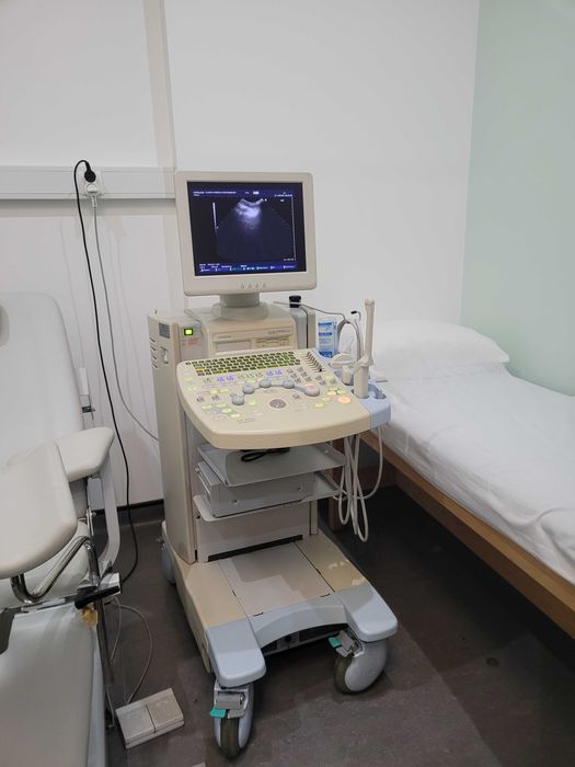 ECOGRAFO HITACHI EUB-7000 com 3 SONDAS + impressora Sony