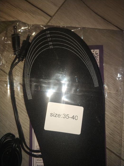 Устілки для взуття з підігрівом