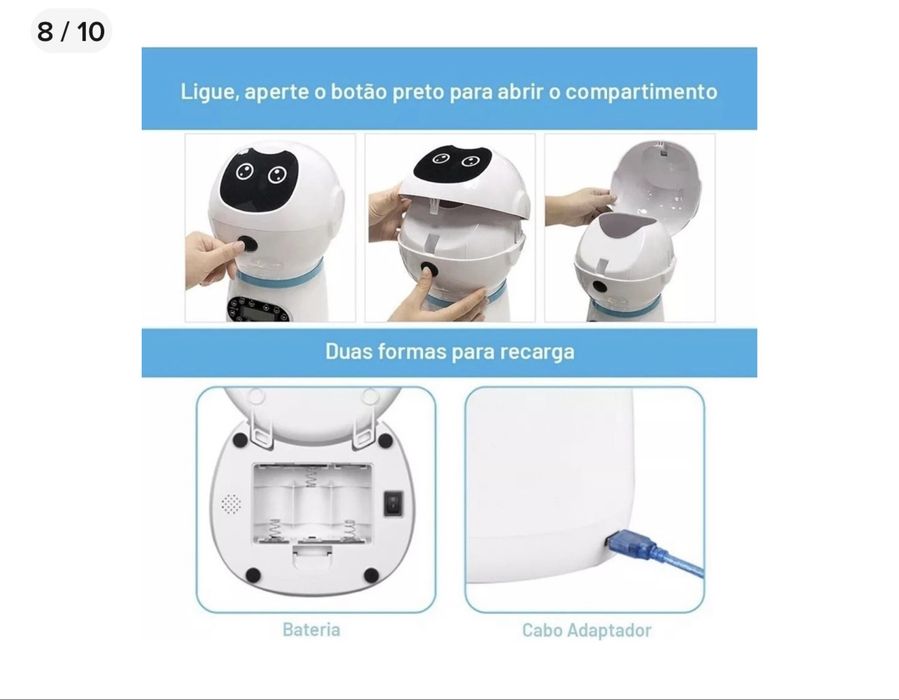 Dispensador automatico Comida animal