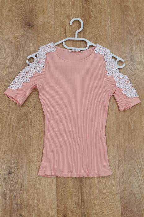 Bluzka ozdobne rękawy S