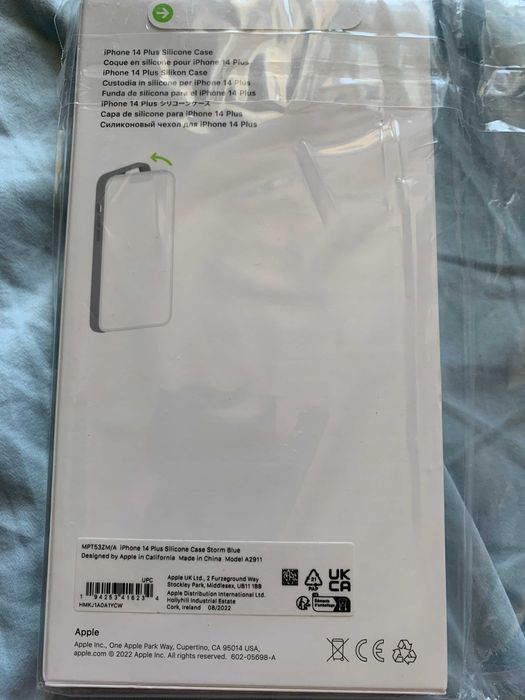 Чохол Apple iPhone 14 Plus силікон MagSafe ОРИГІНАЛ