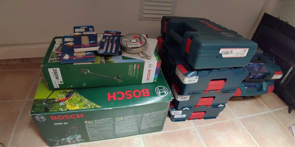 Lote Maquinas/Ferramentas BOSCH (NOVAS)