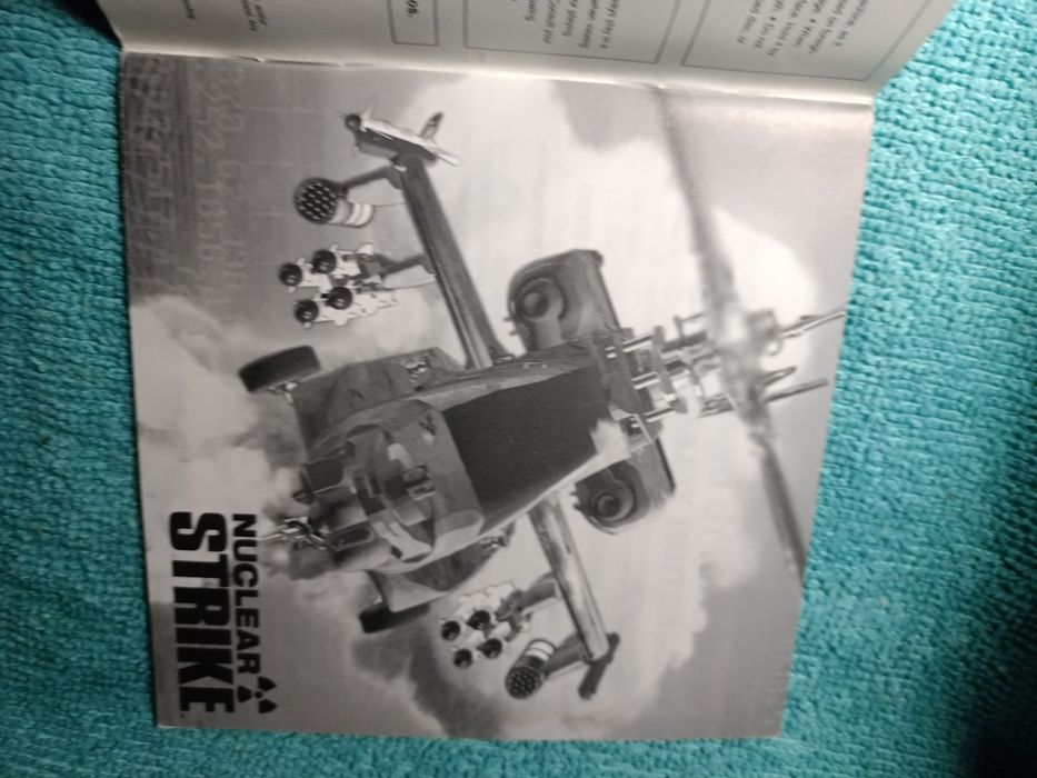 Ps1 Nuclear Strike psx ps1 Książeczka Manual Angielski