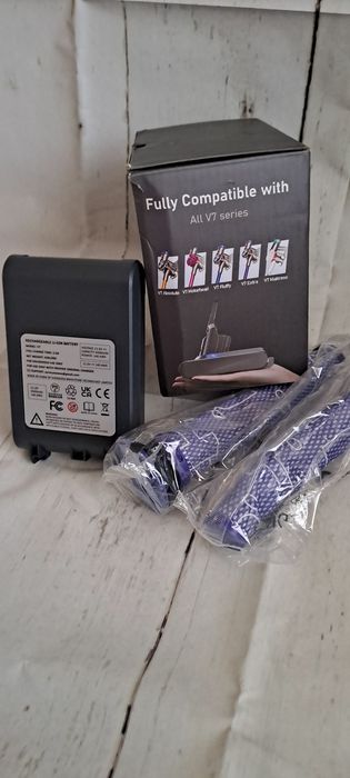 Акумулятор для пилососу Dyson V7 літій-іонний 6500 мАг 21.6 У змінний з фільтрами для тривалої роботи
