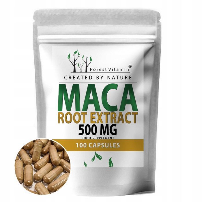 maca ekstrakt 500mg der 10:1 100kaps energia witalność libido testosteron
