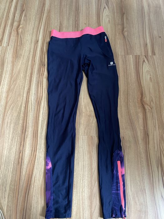Legginsy sportowe dziewczece dzieciece