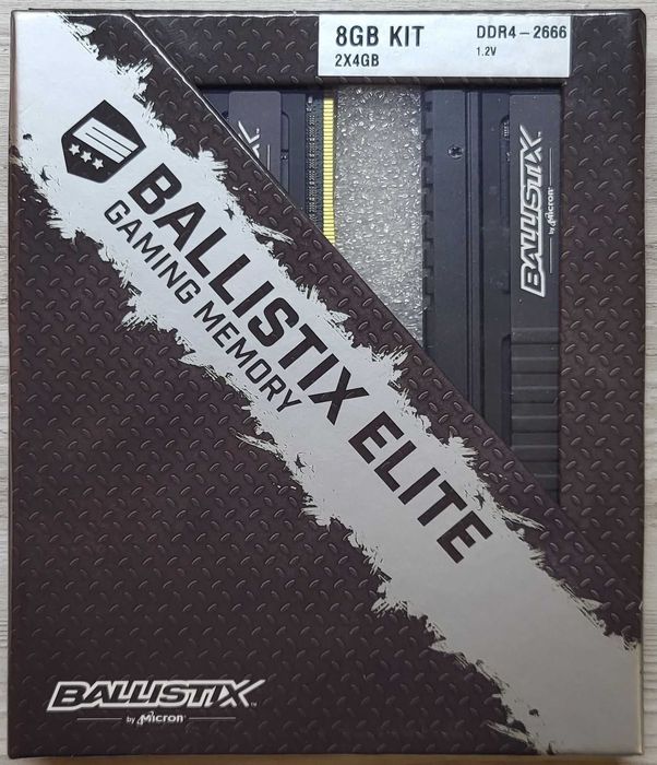 DDR4 8Gb (2 x 4Gb) 2666MHz Crucial Ballistix Elite (BLE4G4D26AFEA.8FBD)