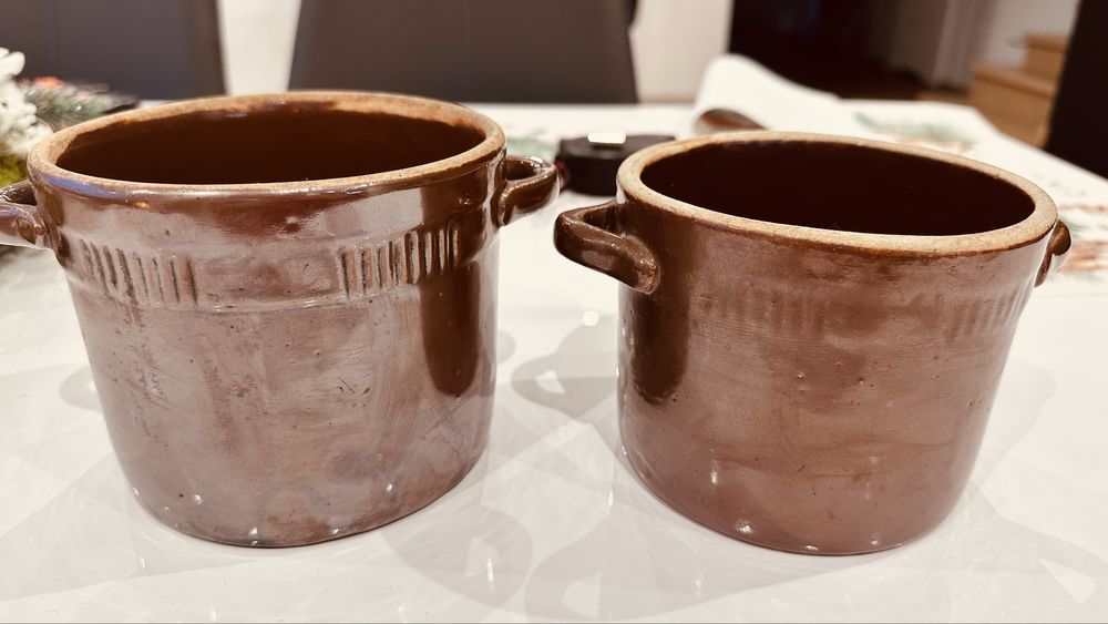 Stare garnki gliniane FNK Bochnia