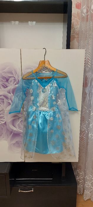 Карнавальный костюм Эльзы Холодное сердце Ельзы  на 3-5 лет