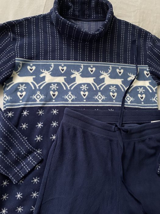 домашній костюм жіночий піжама  фліс UNIQLO XS -S