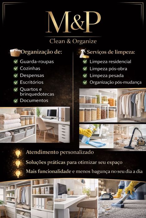 Serviço de limpeza / Organização