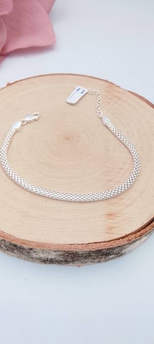 Srebrna bransoleta pr 925 z regulacją nowe