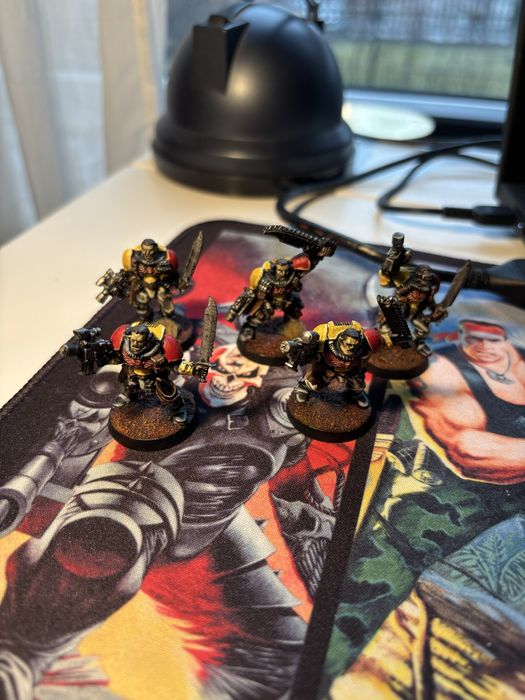 5 zwiadowców Kosmicznych Marines (3 modele metalowe)