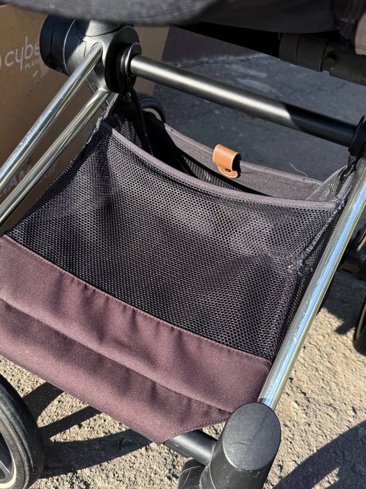 Коляска 2 В 1 Cybex Priam Platinum Lux Шасі Chrome Brown