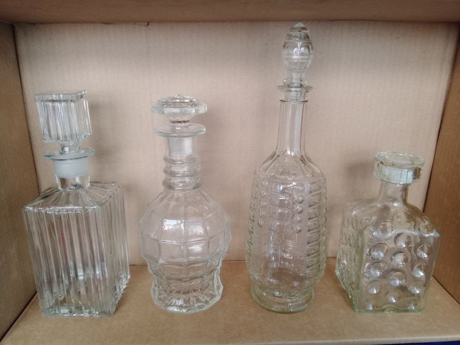 Garrafas Art Deco anos 70/80