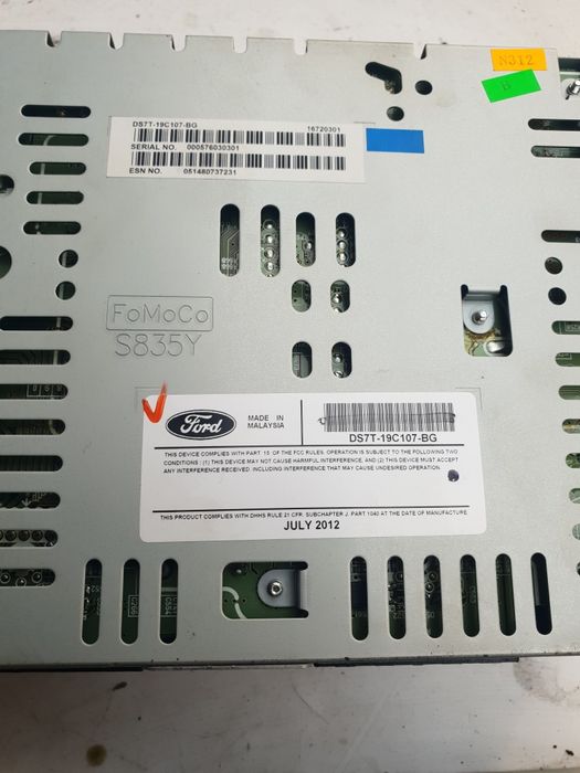 Ford Fusion Mondeo MK5 Nawigacja Panel Ekran