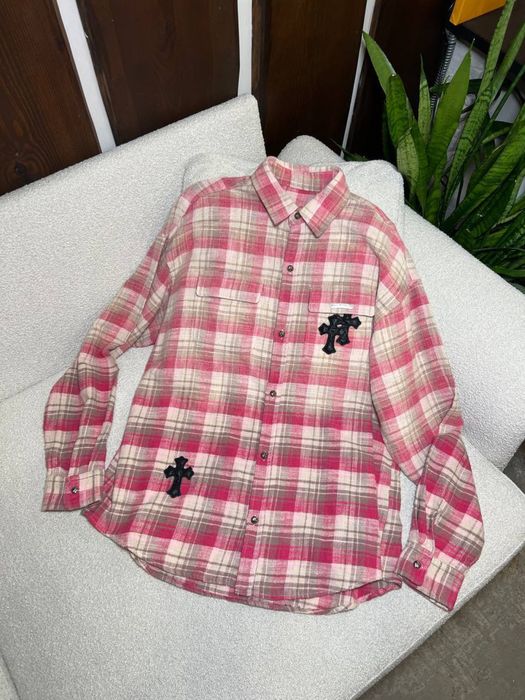 Ексклюзив! Розпродаж! Рубашка Chrome Hearts! Розмір: М-L