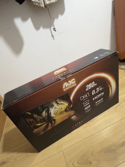 Monitor Gamer AOC 27" 280Hz Curvo C27G4ZXE - Como Novo