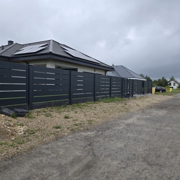 Ogrodzenie Nowoczesne Aluminiowe