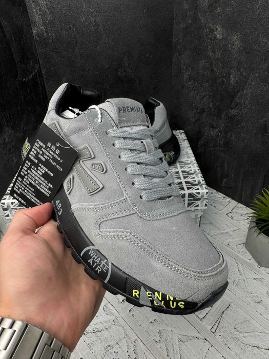 Кросівки PREMIATA Grey Black 43 (27.5 см) / 42 (26.5 см)