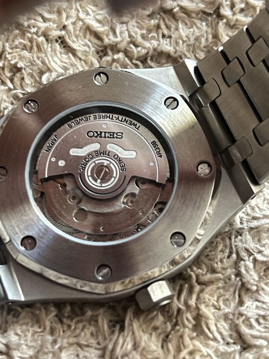 Годинник Seiko Mod Royal Oak Black