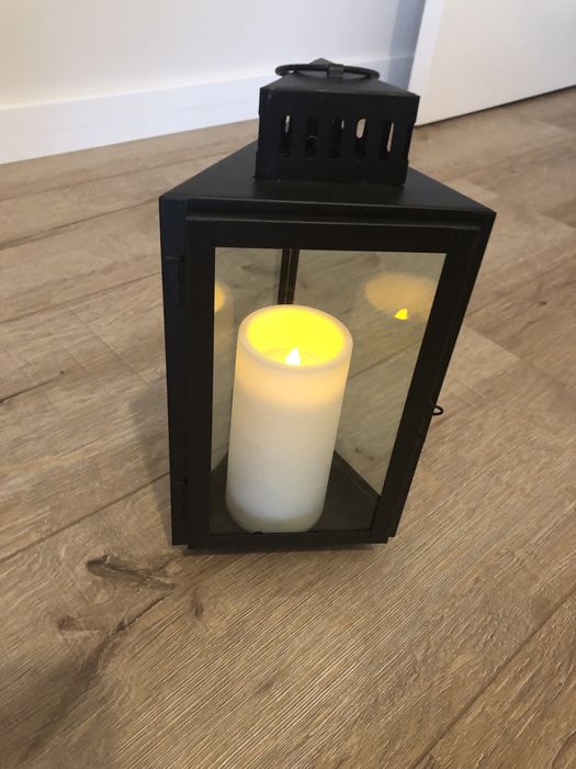 Porta velas preto (4 unidades)