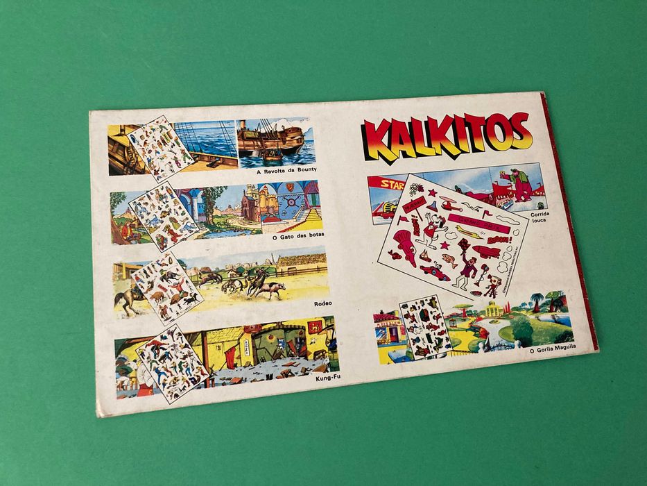 Raro Livro Album Kalkitos Anos 80