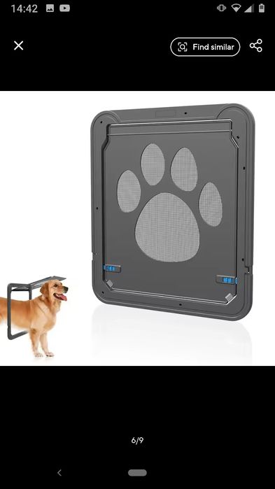 Cães e gatos porta deslizante