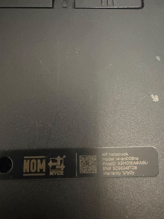 Laptop HP 8GB RAM