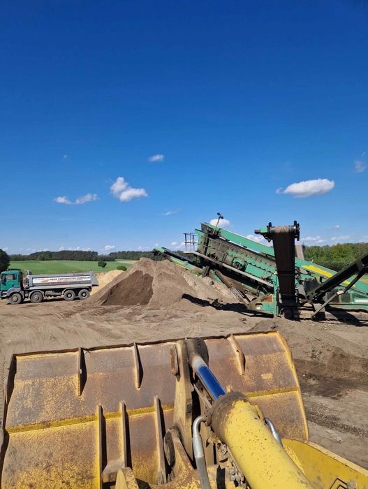 Piasek pod kostkę siany płukany zasypkę fundamenty TRANSPORT OD 1 TONY