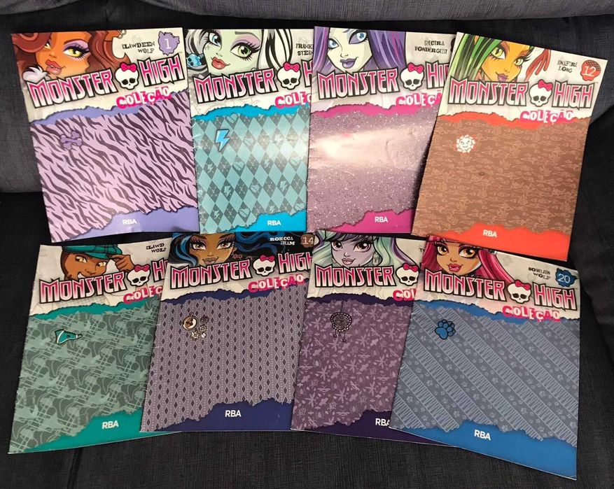 Banda desenhada Monster High bonecas revistas coleçao bd