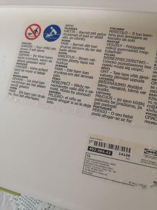 Banheira de bebé Ikea