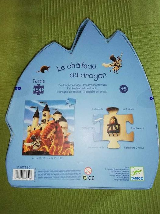 Puzzles infantis em bom estado