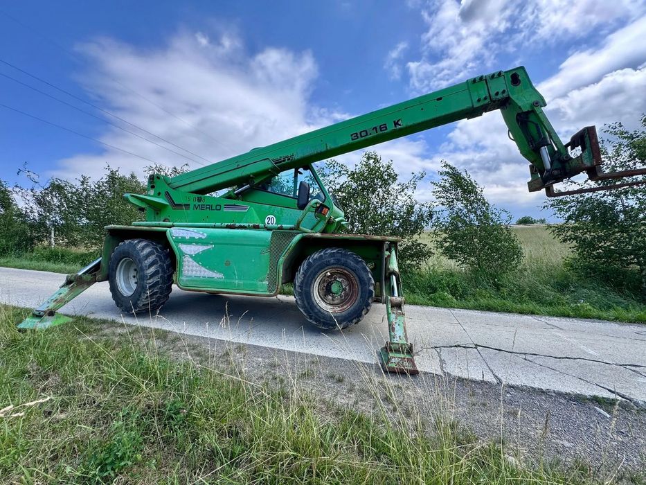 Merlo ŁADOWARKA TELESKOPOWA MERLO ROTO 30.16K** MANITOU MRT2150** FINANSOWANIE** ZAMIANA** LEASING** KREDYT**  Ładowarka teleskopowa obrotowa Merlo Roto 30.16K,