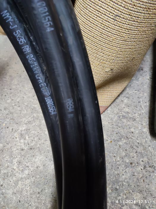 Kabel 5x35 NYY-J 10m