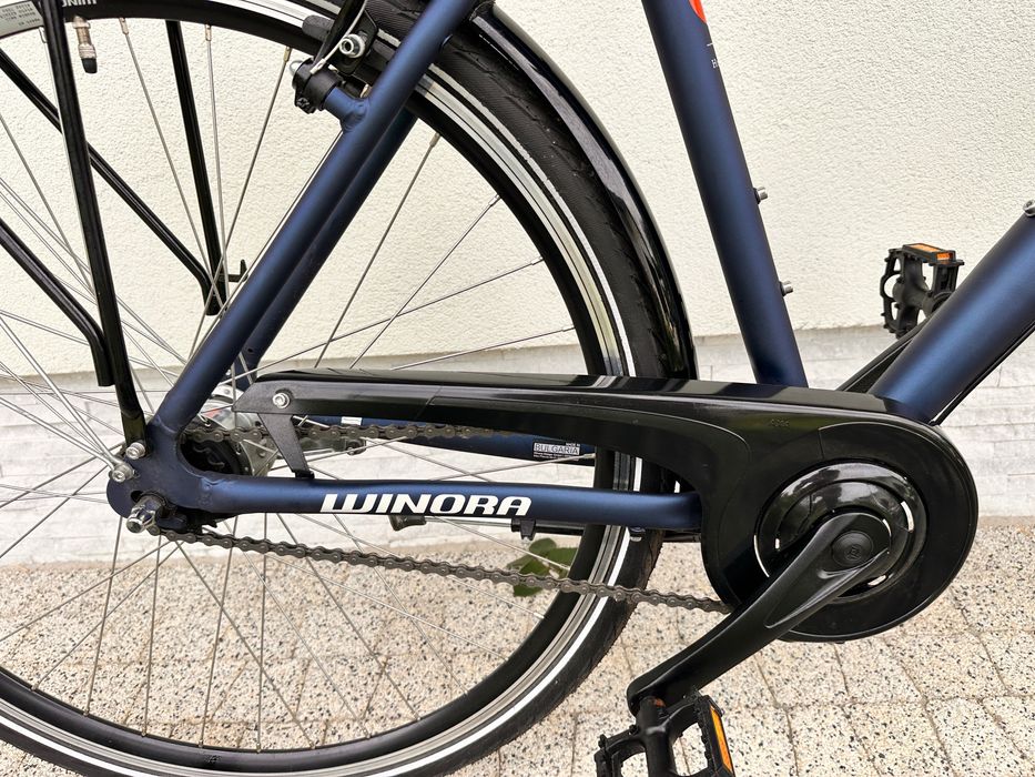 Rower WINORA - koła 28, alu, Nexus 7b, kontra, 2x amor, prądnica led